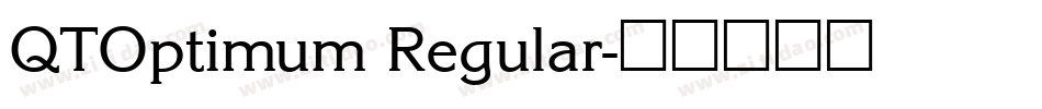 QTOptimum Regular字体转换